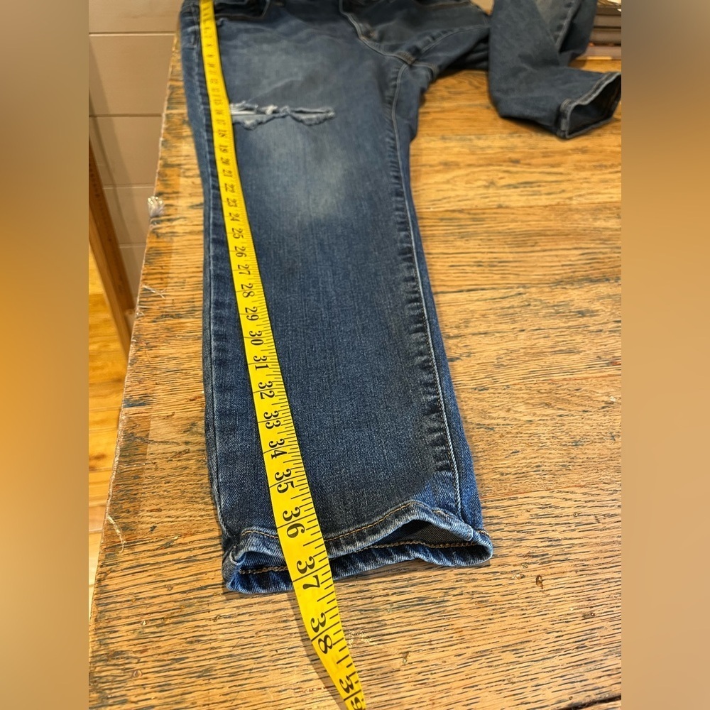 GAP – BLUE DENIM UNIVERSAL JEGGING MID RISE – SIZE 35/20 REGULAR - Picture 10 of 10